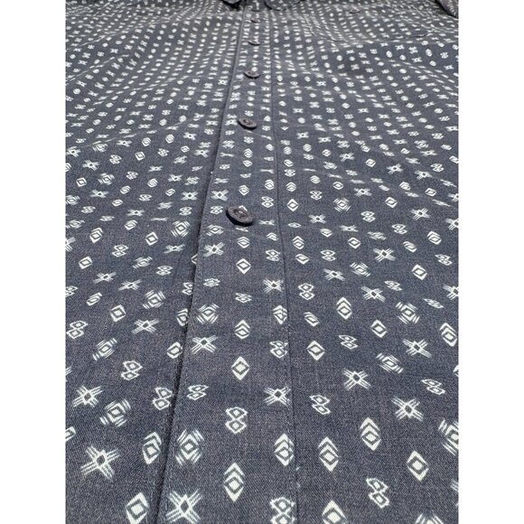 Patagonia Go To Short Sleeve Button Shirt Men’s XXL Blue Geometric AOP 52691 - Picture 5 of 13